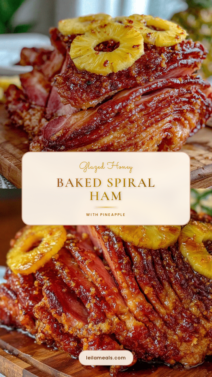 honey baked spiral ham recipe