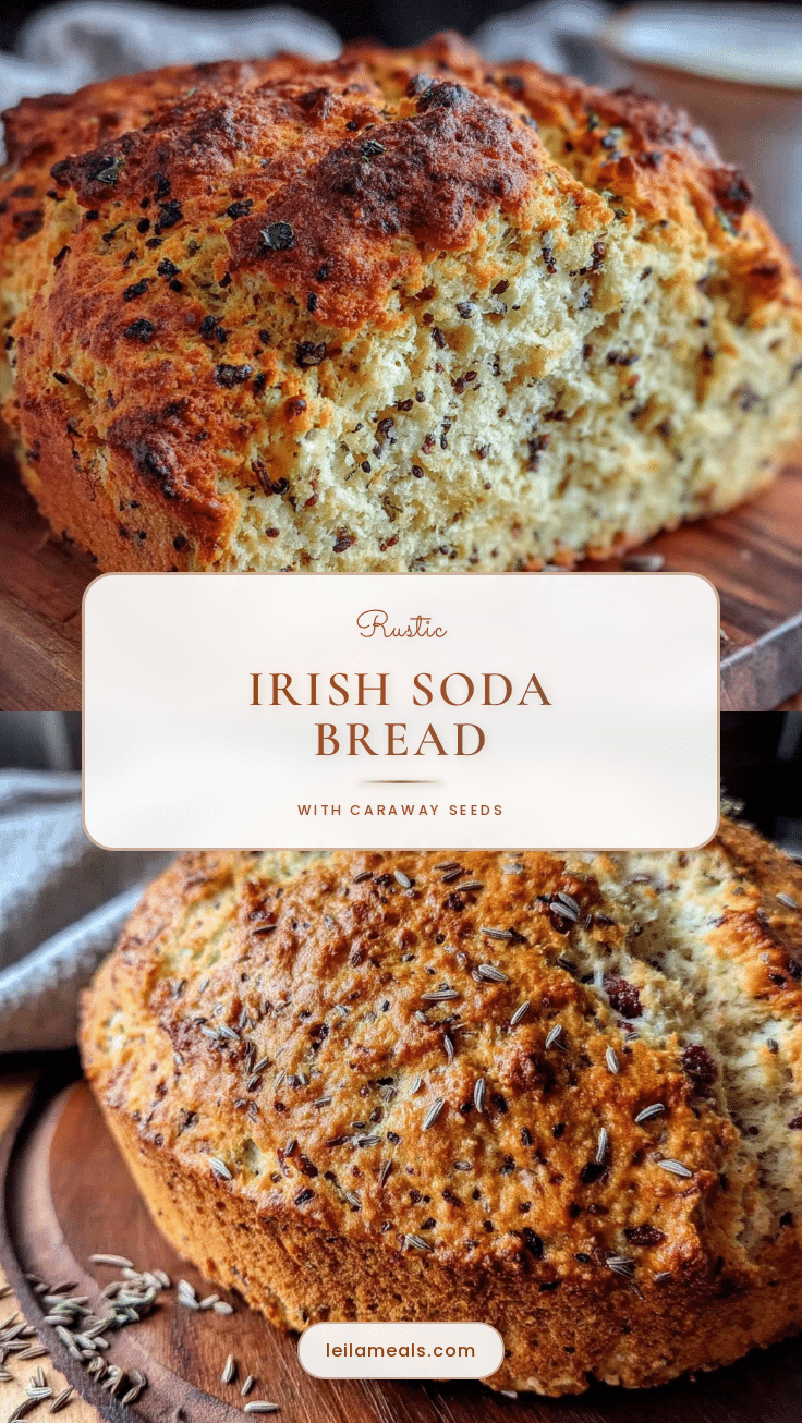 Irish soda bread with caraway seeds recipe