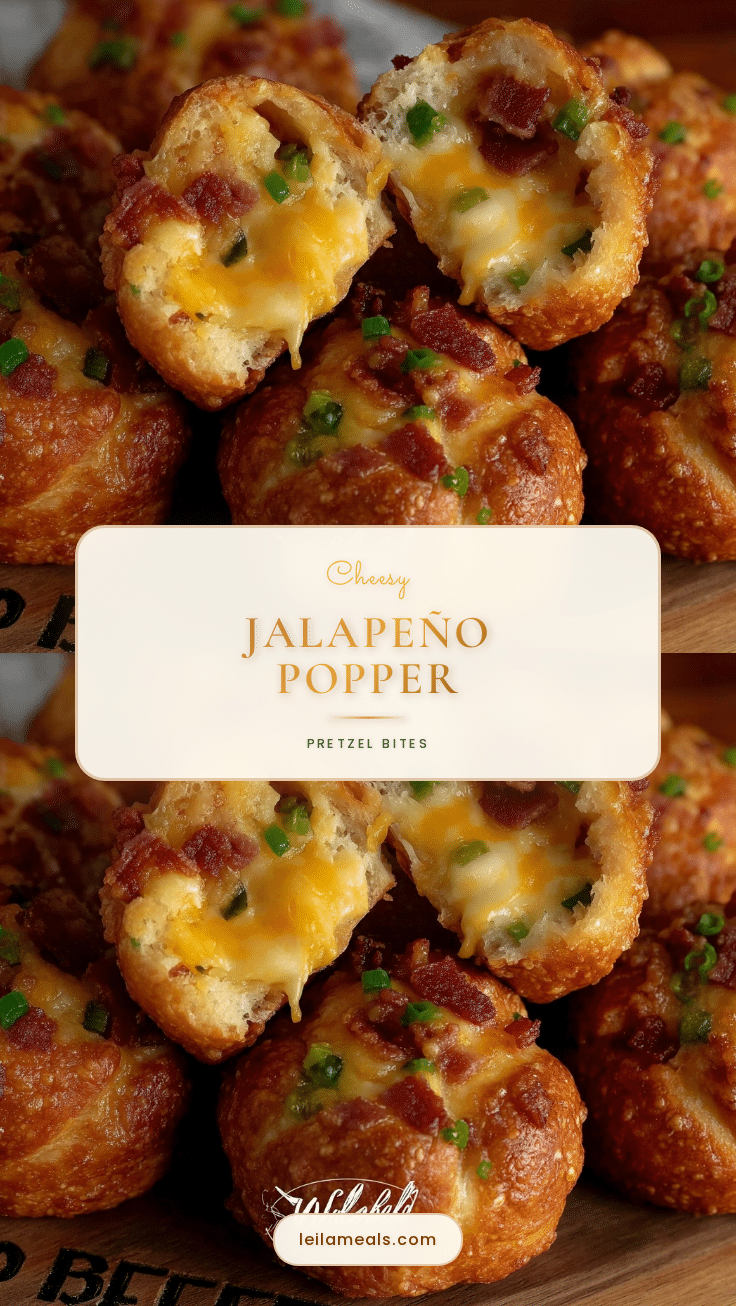 jalapeño popper stuffed pretzel bites recipe