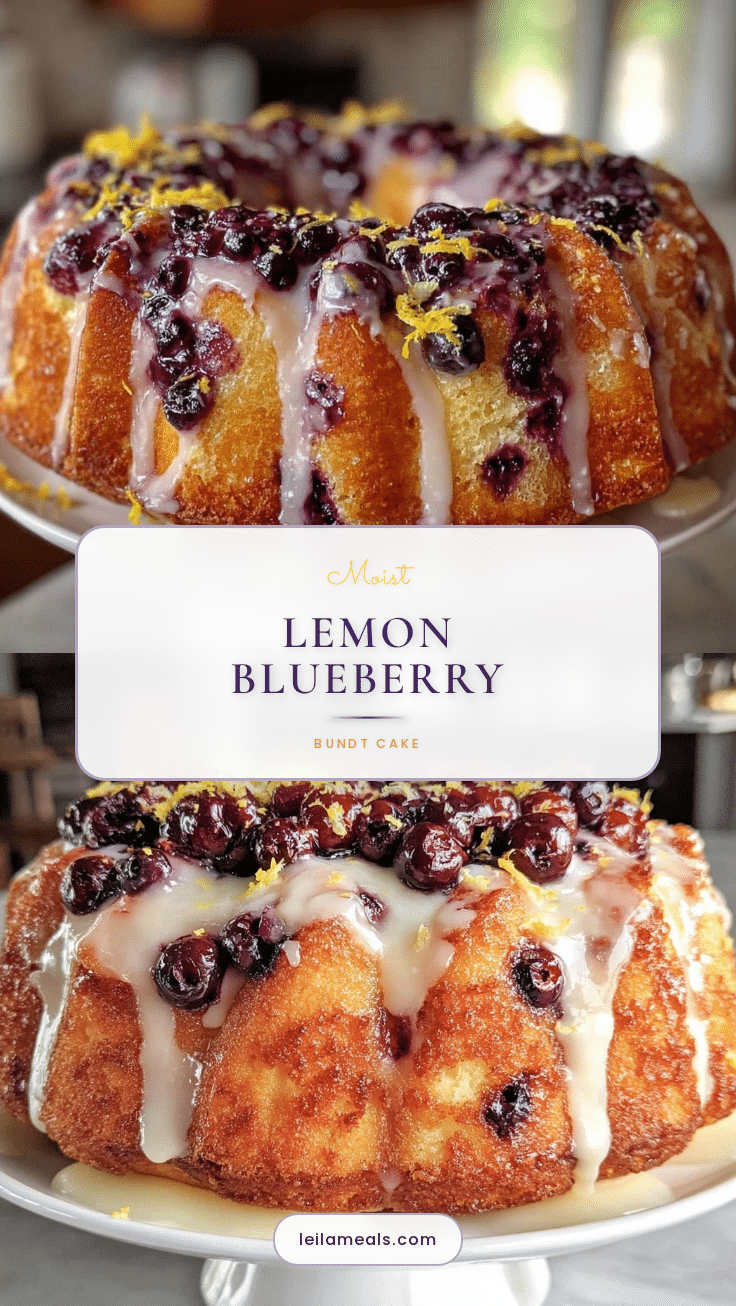 lemon blueberry bundt cake recipe