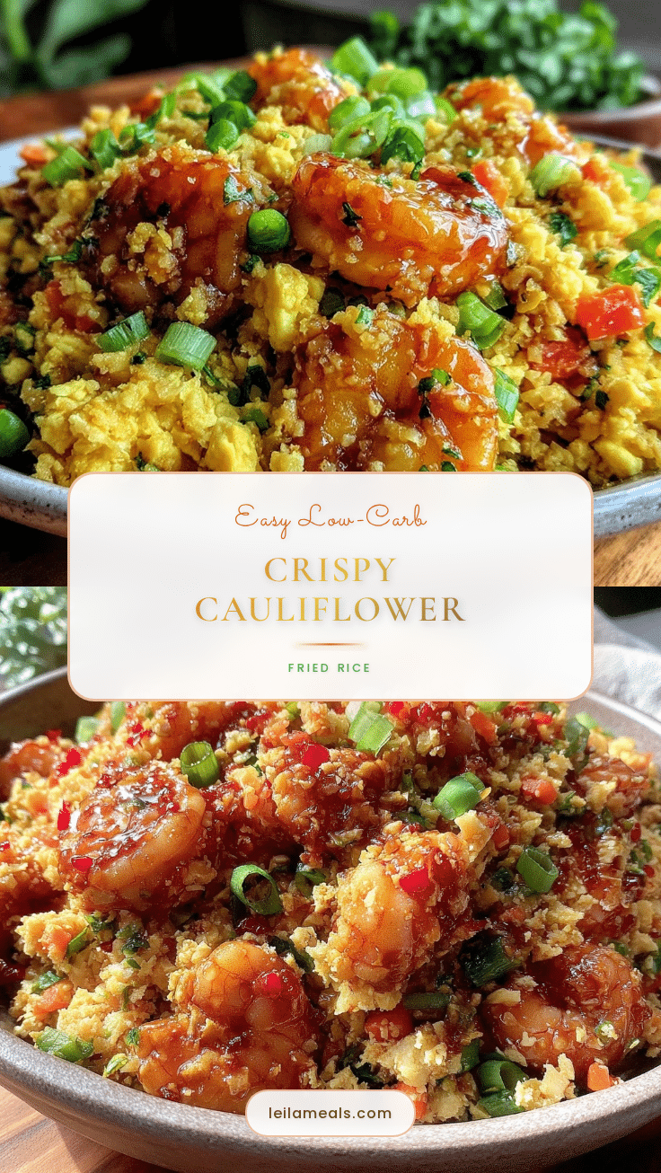 low carb cauliflower fried rice recipe