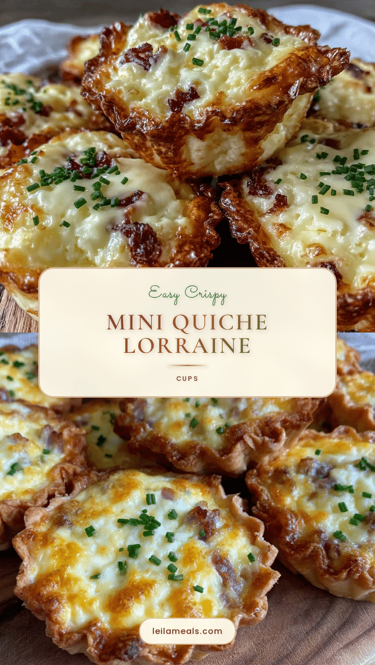 mini quiche lorraine cups recipe