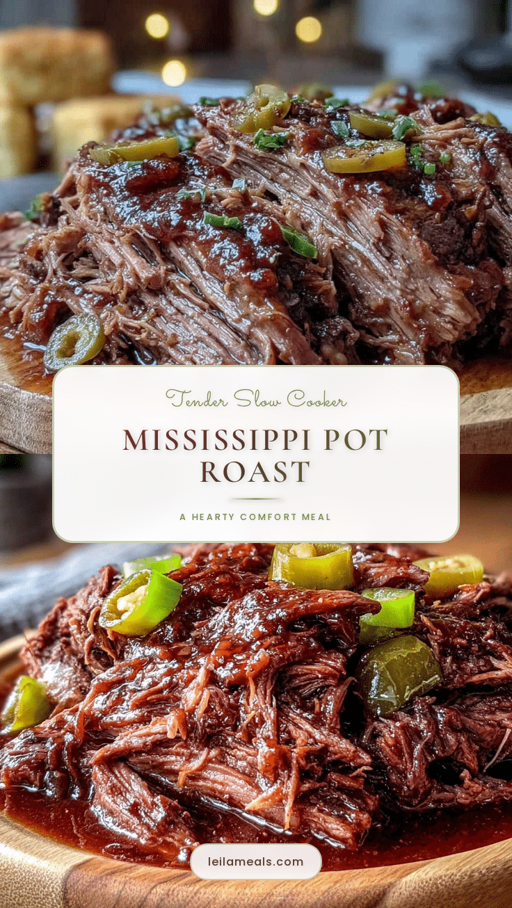 Mississippi Pot Roast Slow Cooker Recipe recipe