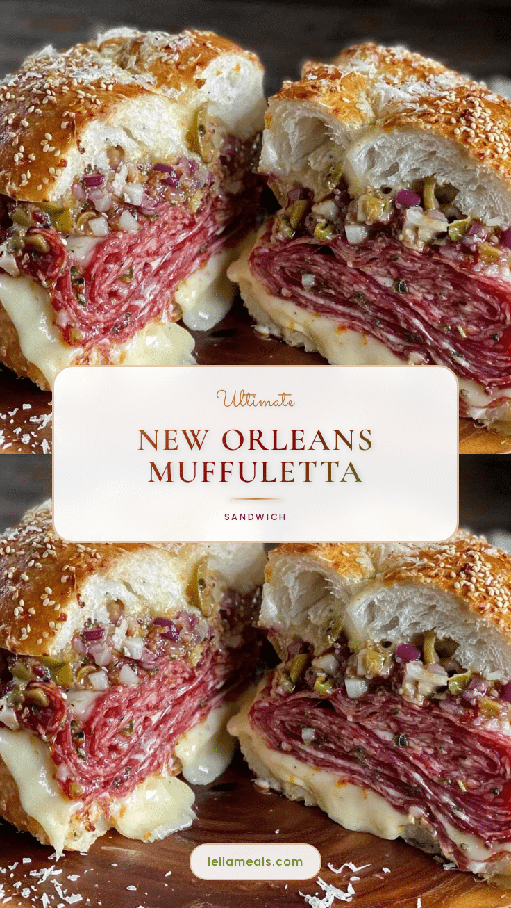 New Orleans muffuletta sandwich recipe recipe