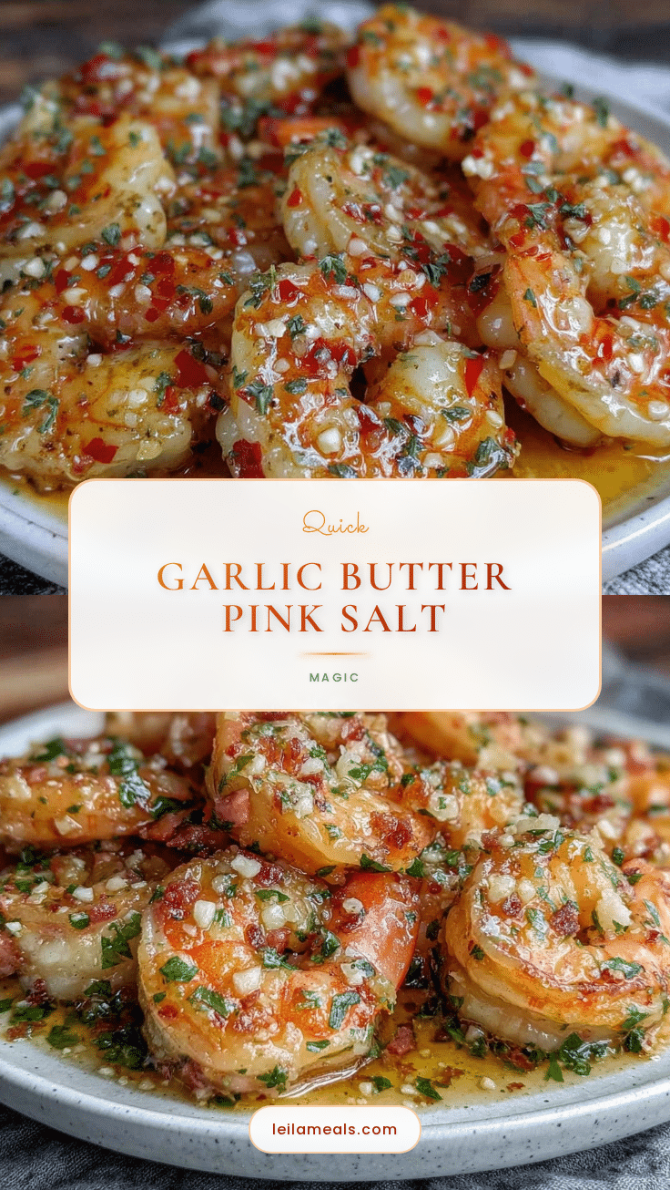 quick garlic butter pink salt shrimp recipe recipe