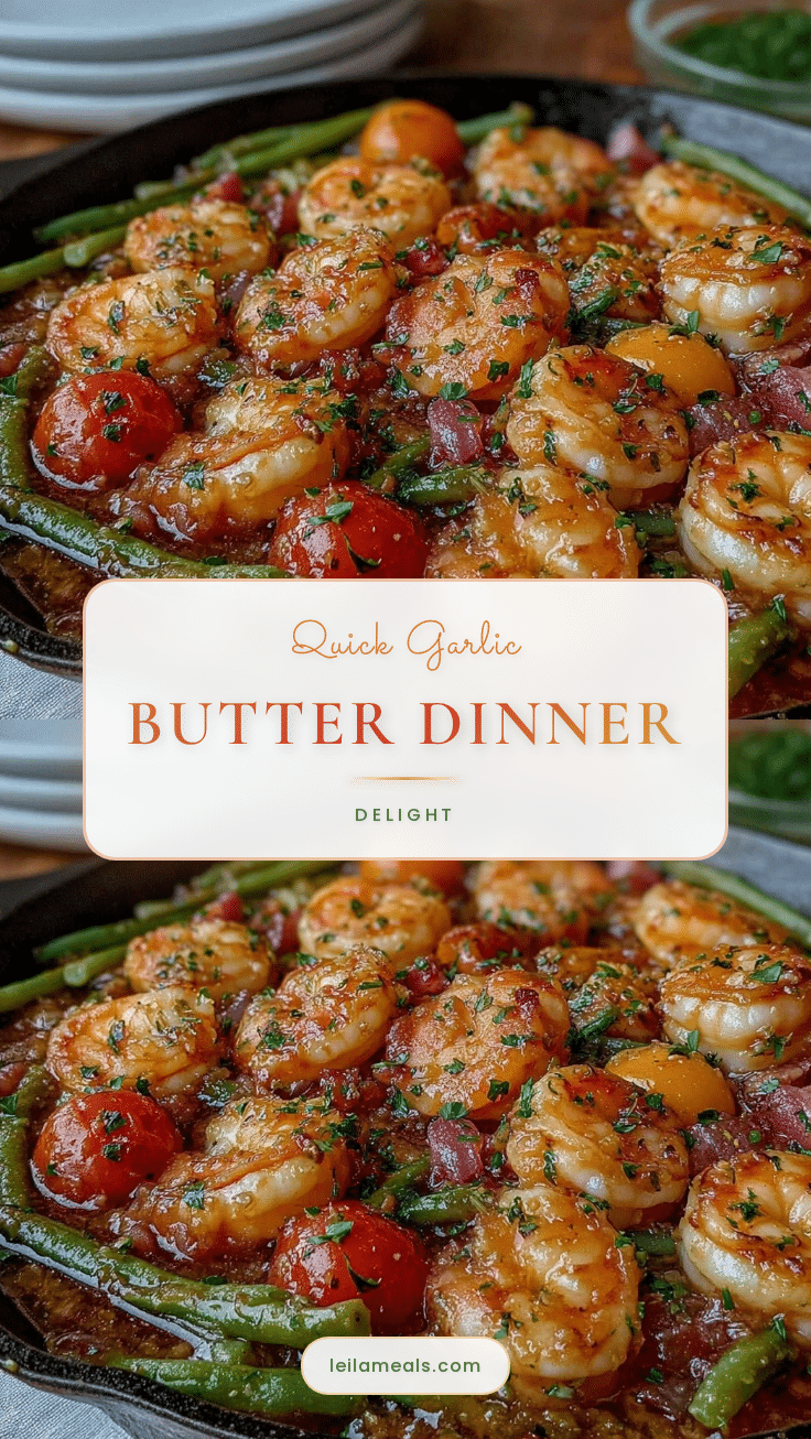 quick garlic butter shrimp dinner recipe