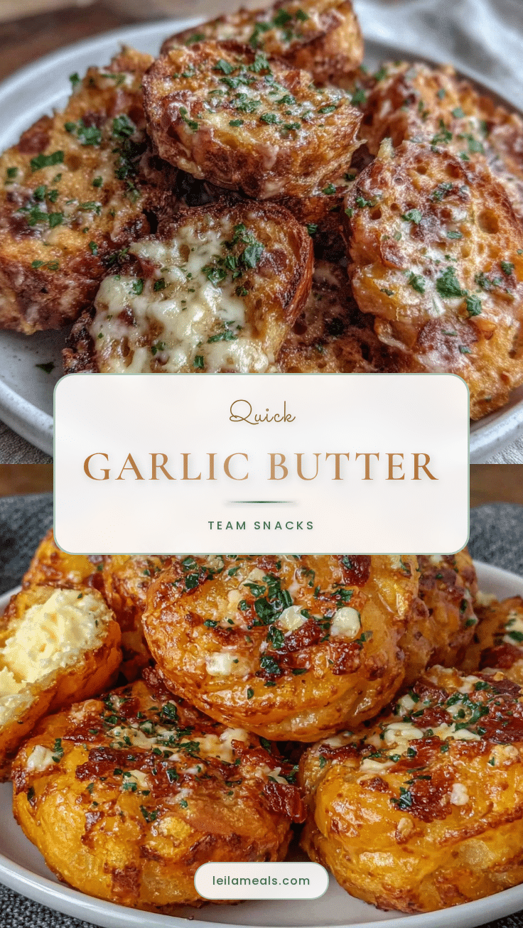 quick garlic butter team snacks recipe
