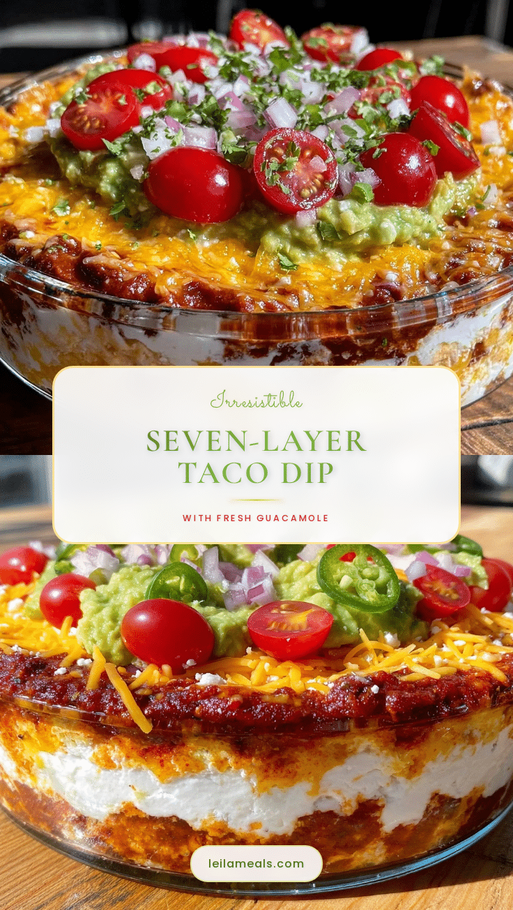 seven-layer taco dip recipe