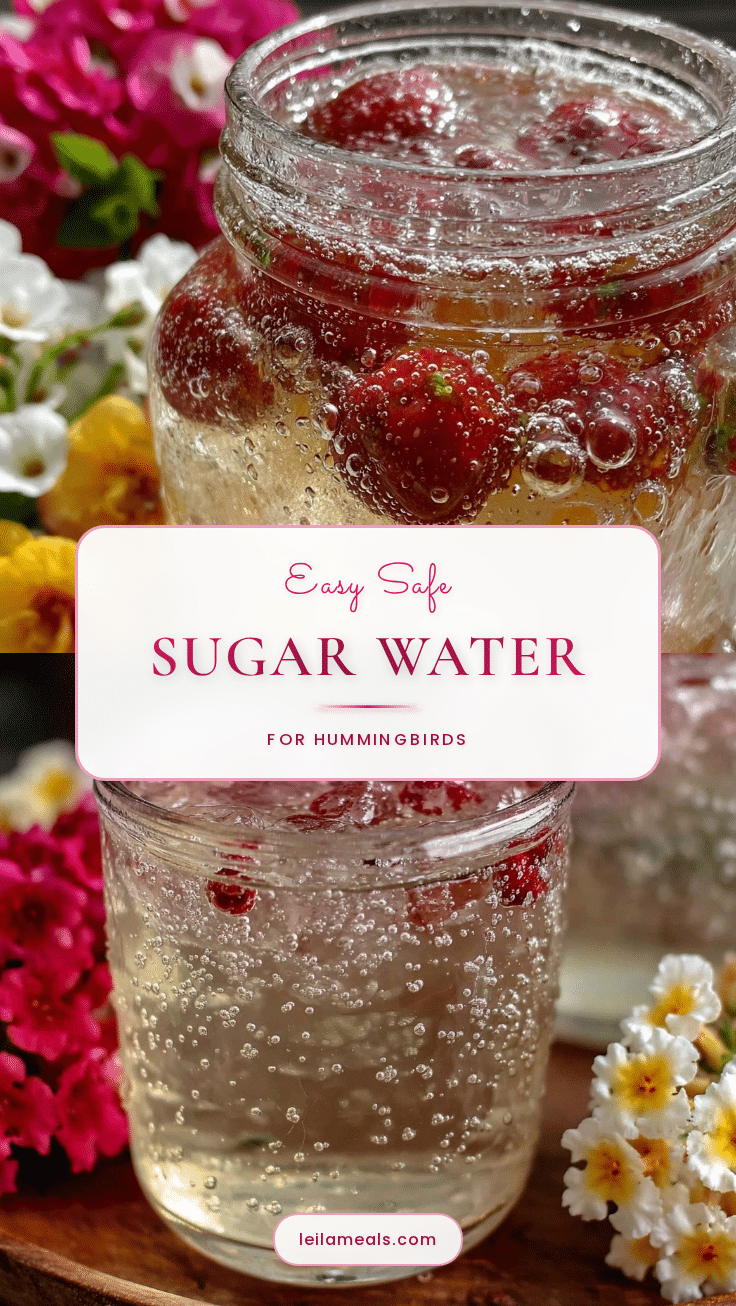 sugar water for hummingbirds recipe