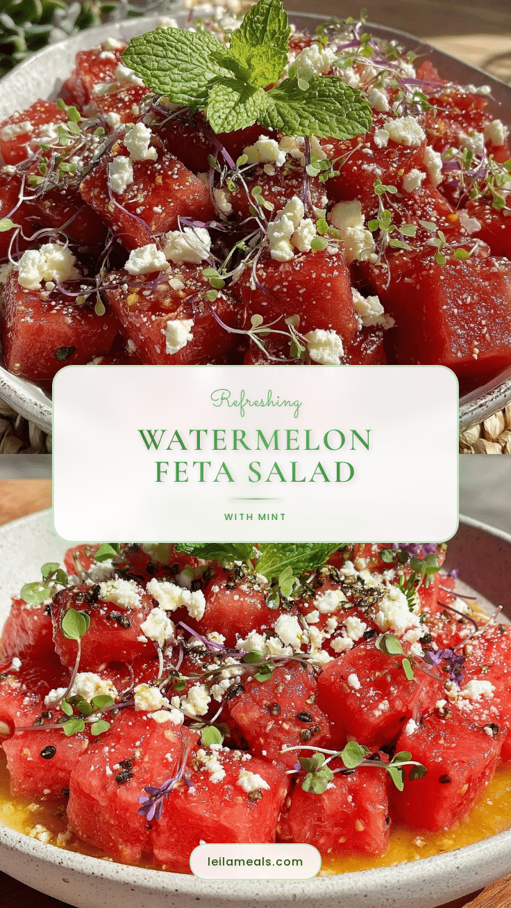 watermelon feta salad recipe