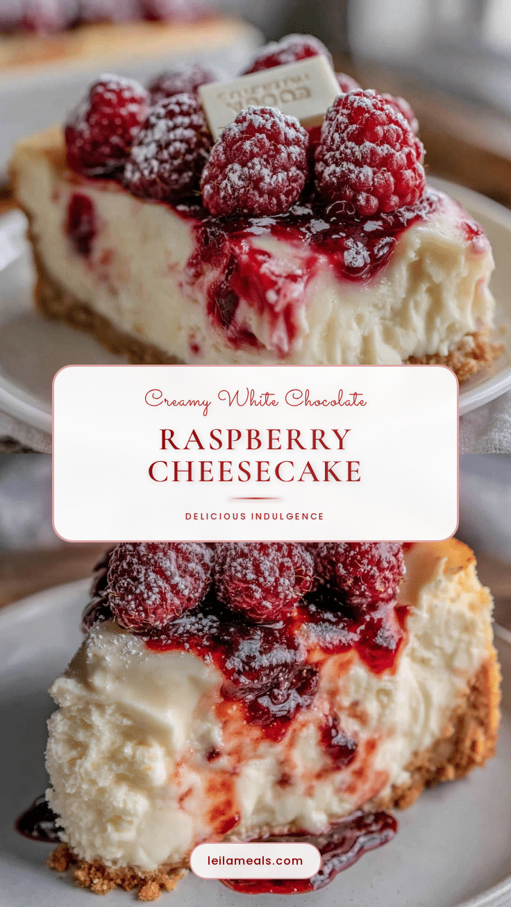 white chocolate raspberry cheesecake recipe