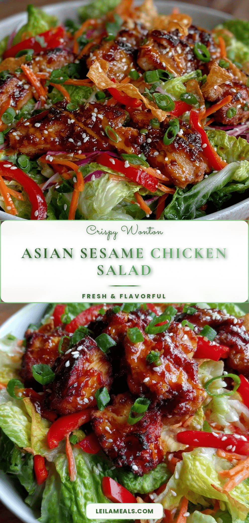 Asian Sesame Chicken Salad recipe