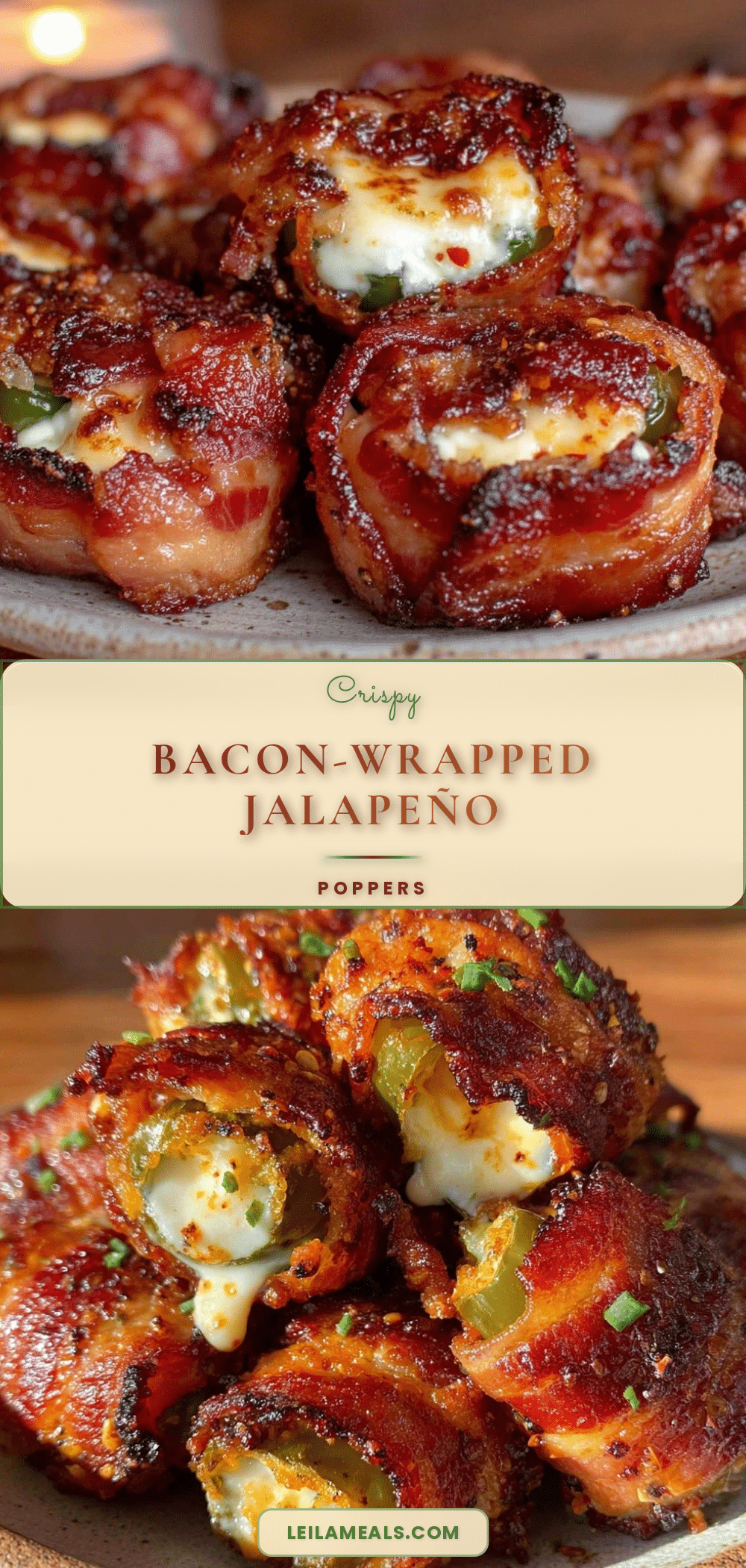 bacon-wrapped jalapeño popper bites recipe