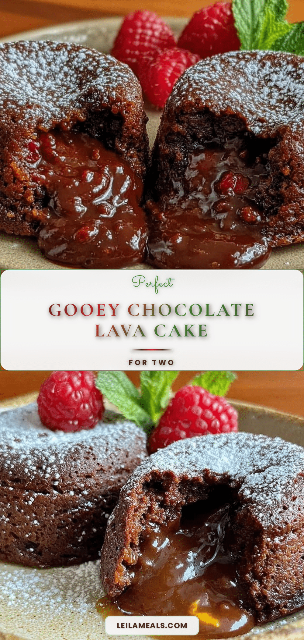 chocolate lava cake for two recipe