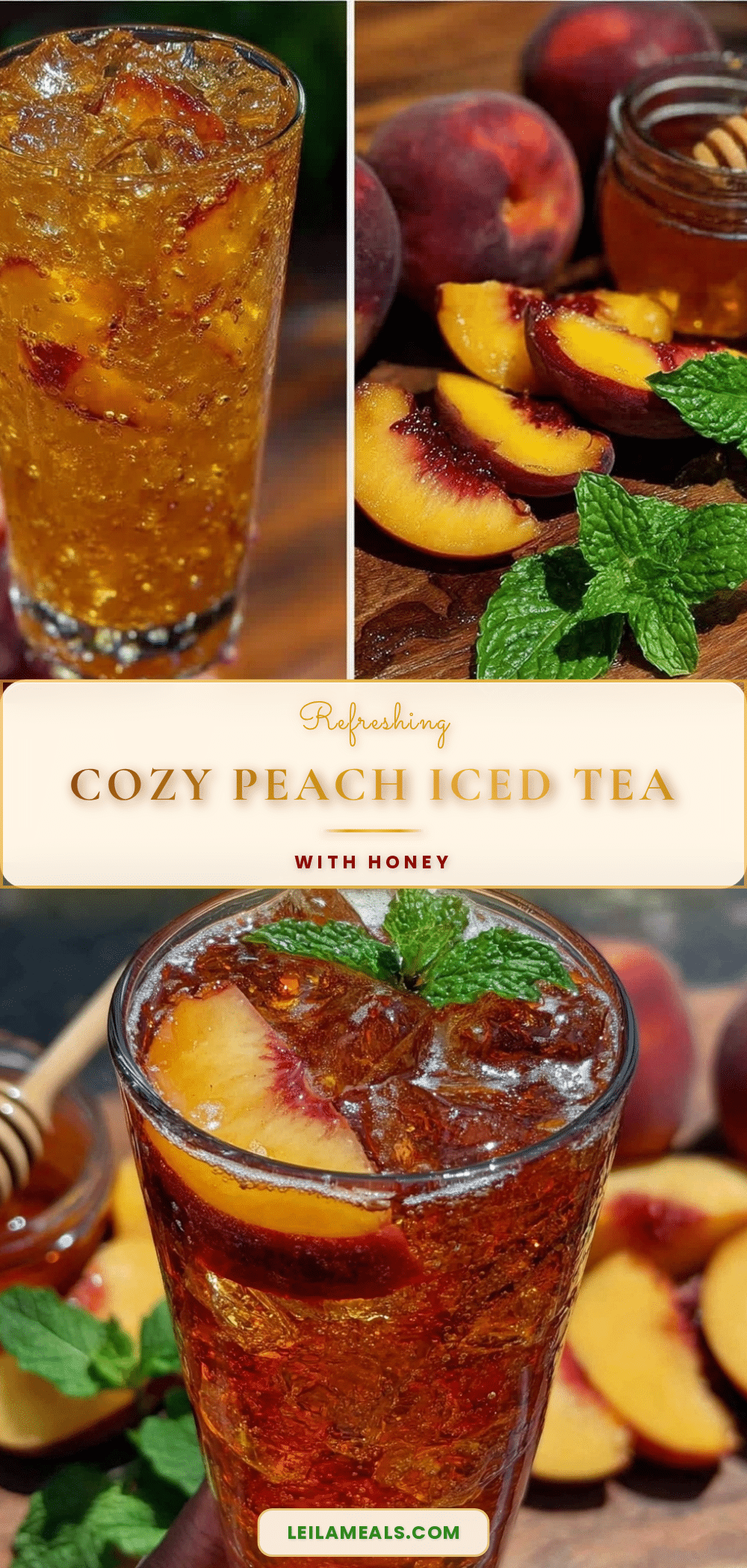 cozy peach iced tea recipe