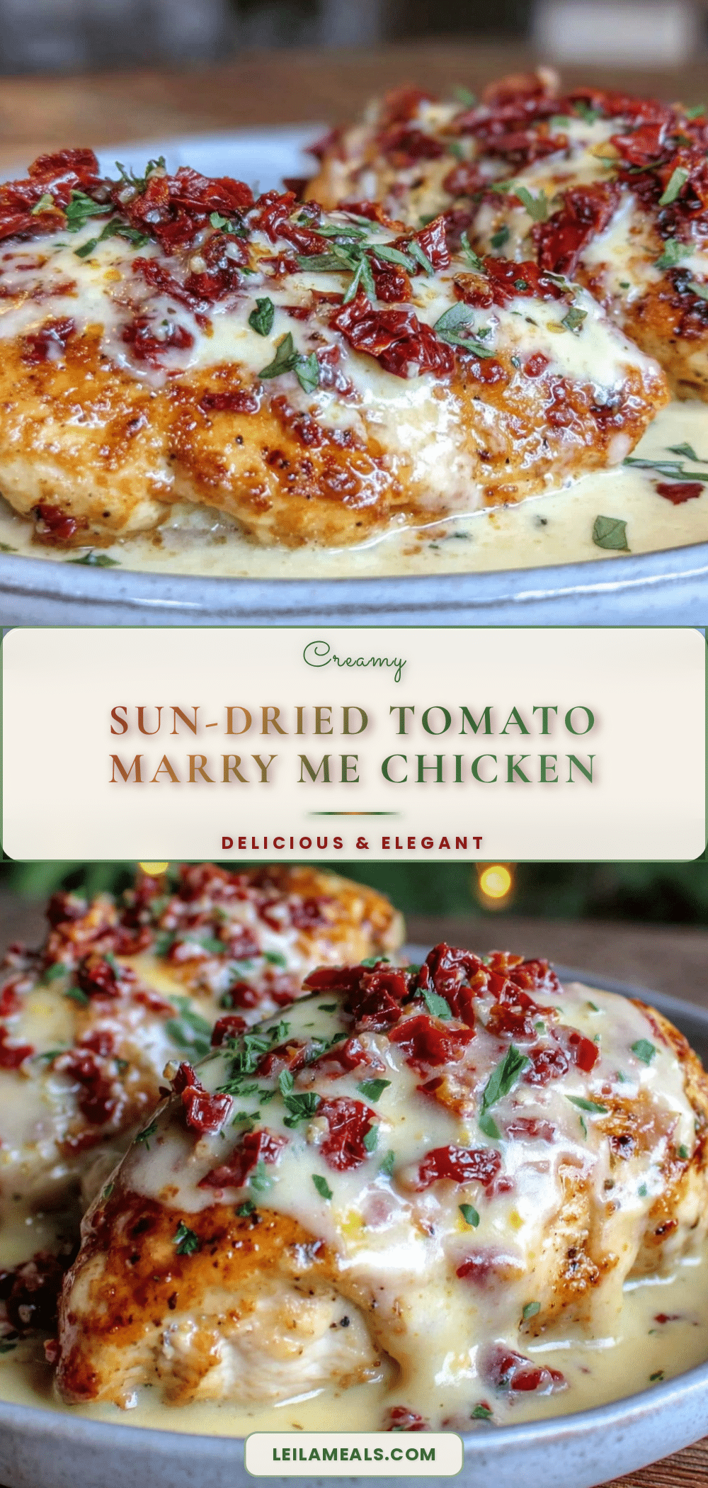 creamy marry me chicken recipe