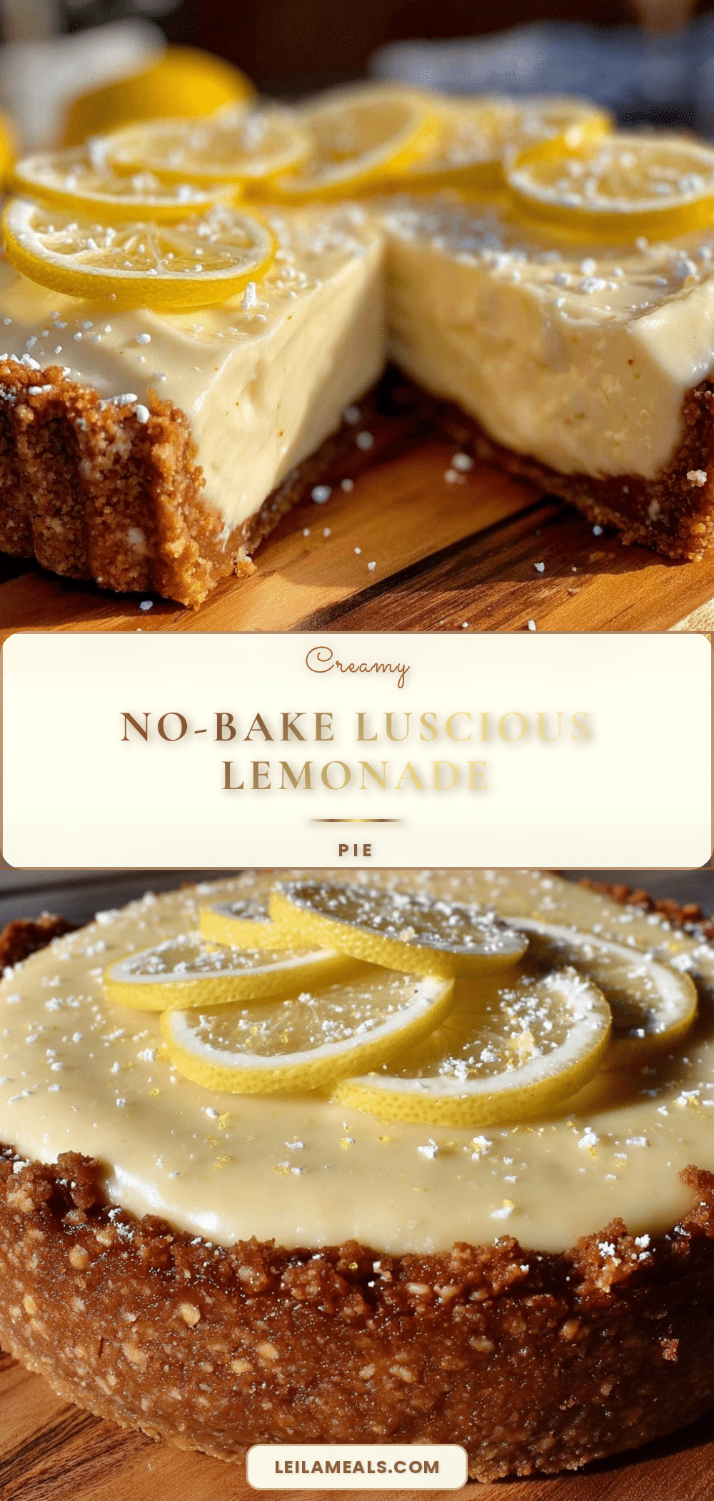 creamy no-bake lemonade pie recipe