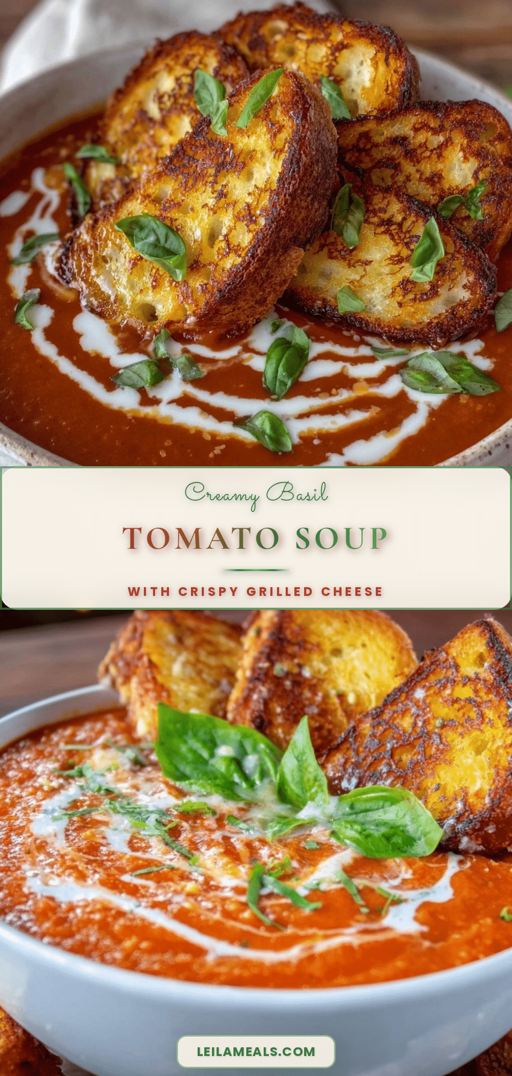creamy tomato basil soup recipe