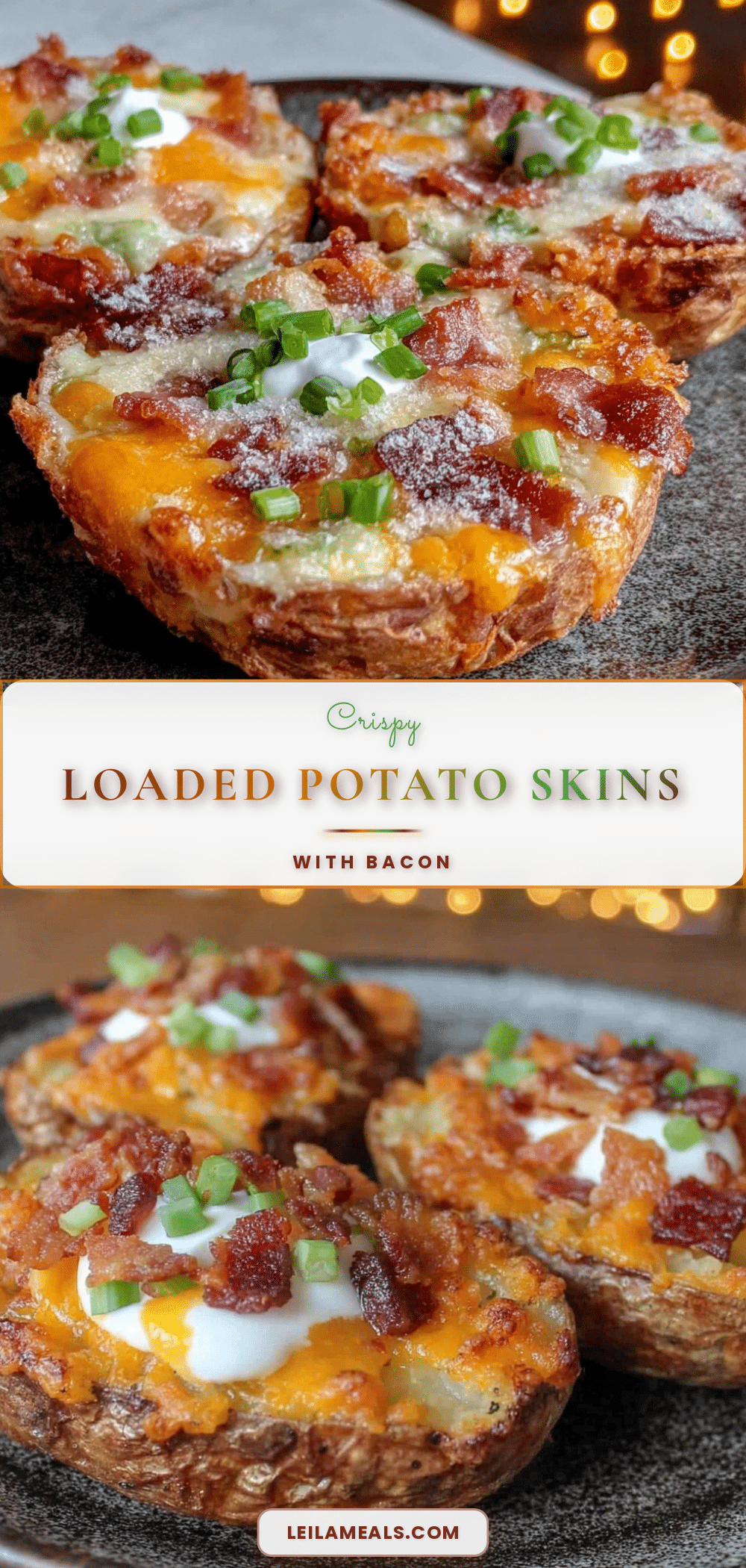 crispy air fryer loaded potato skins recipe