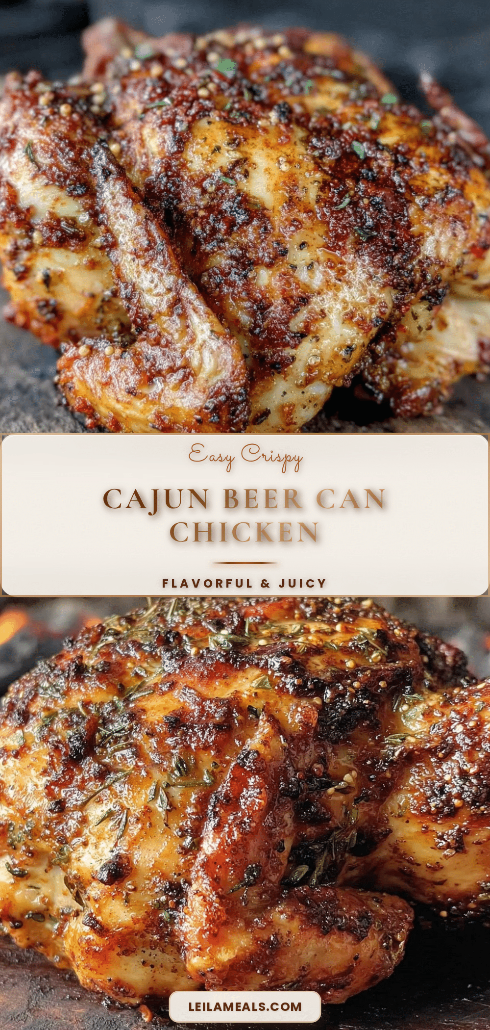 crispy cajun beer can chicken recipe