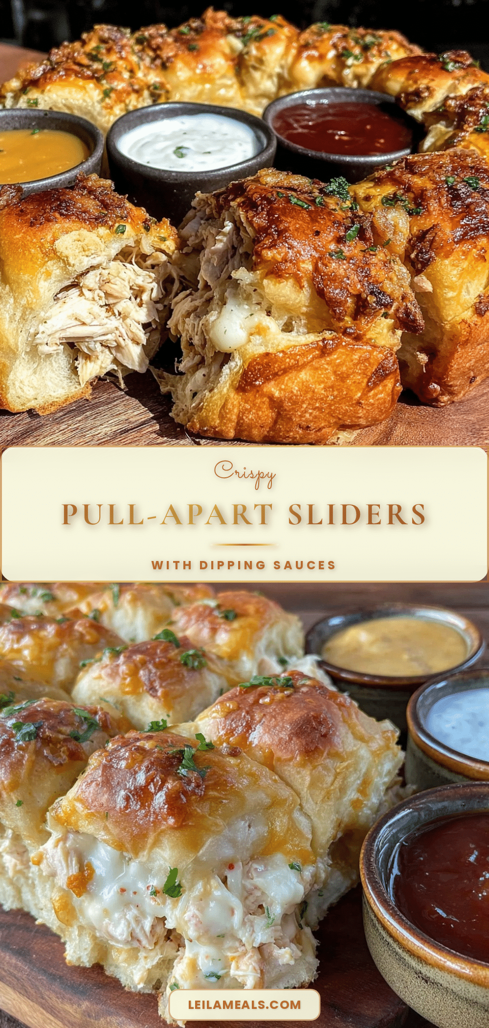 crispy pull-apart slider bar recipe