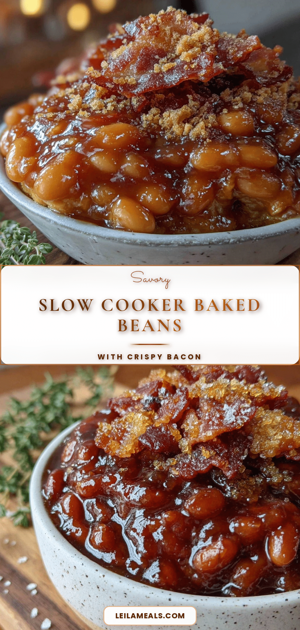 crockpot baked beans recipe