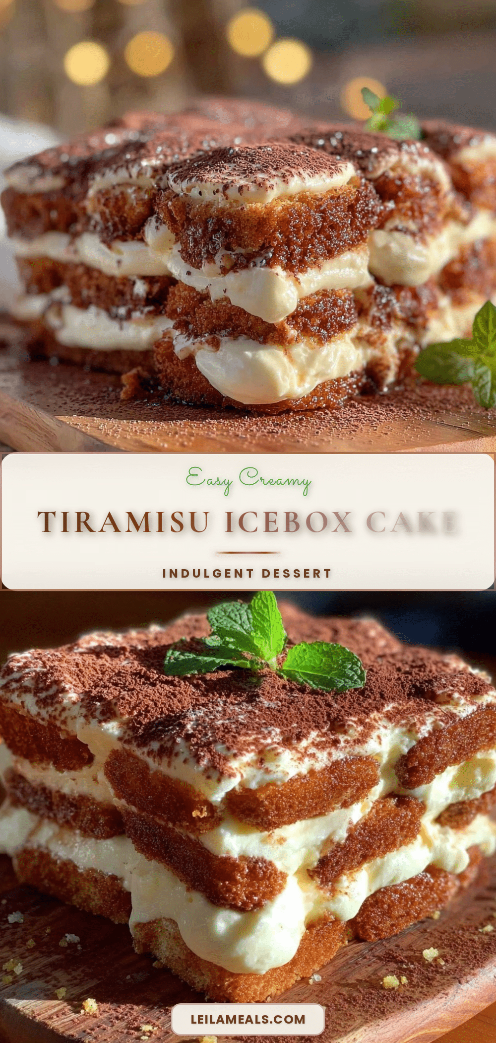 easy creamy tiramisu icebox cake recipe recipe