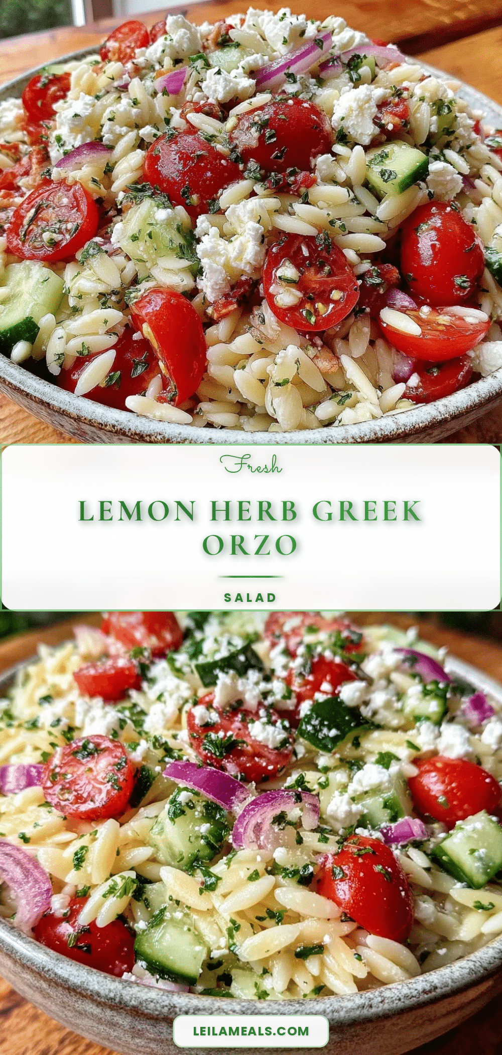 greek orzo pasta salad recipe
