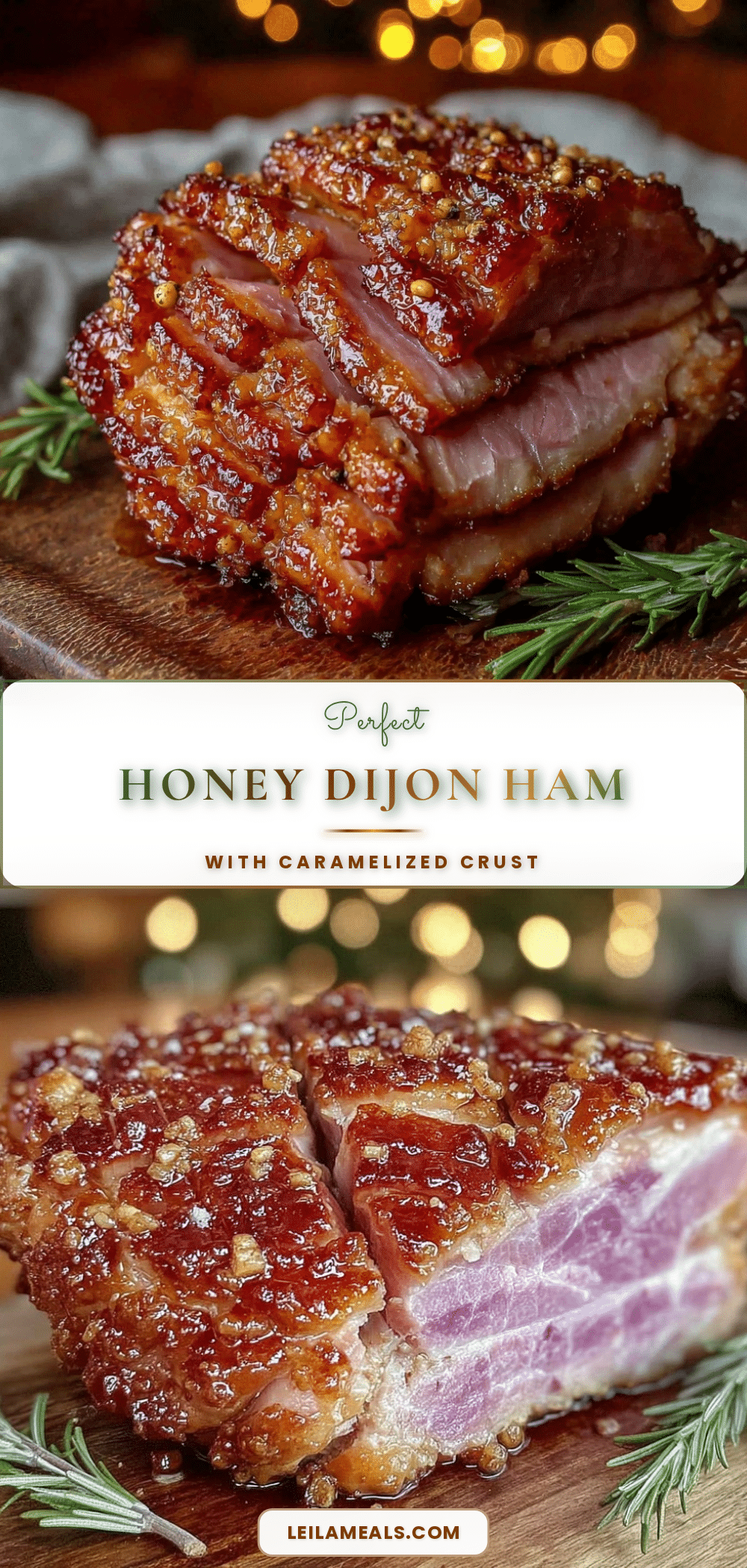 honey Dijon glazed ham recipe recipe