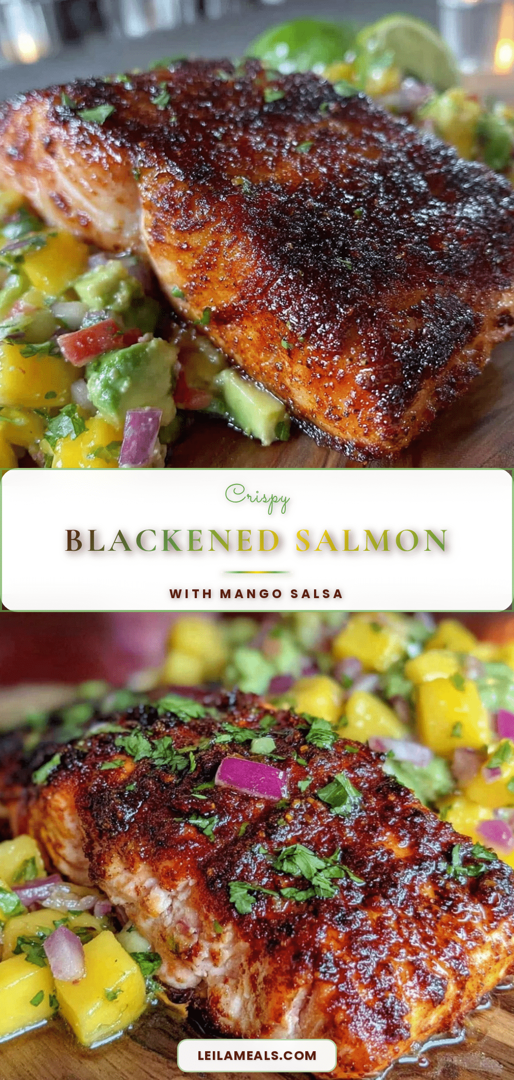 sheet pan blackened salmon recipe