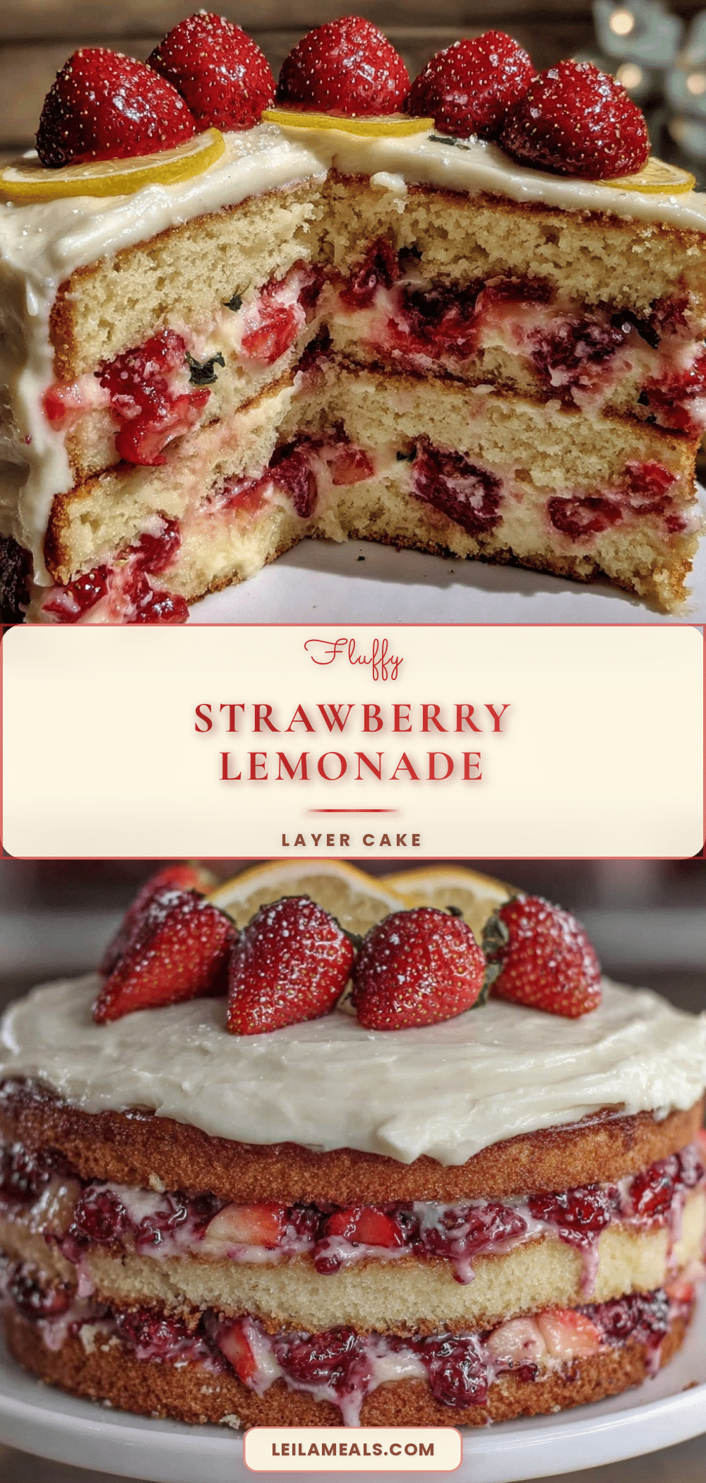 strawberry lemonade cake recipe
