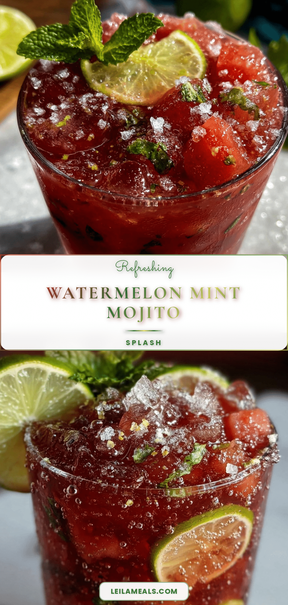 watermelon mint mojito recipe recipe