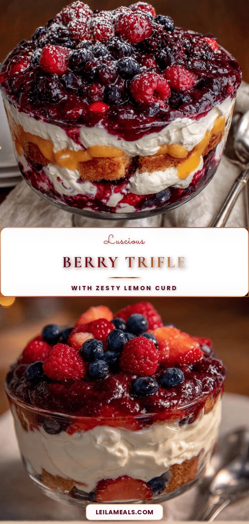 berry trifle with lemon curd recipe