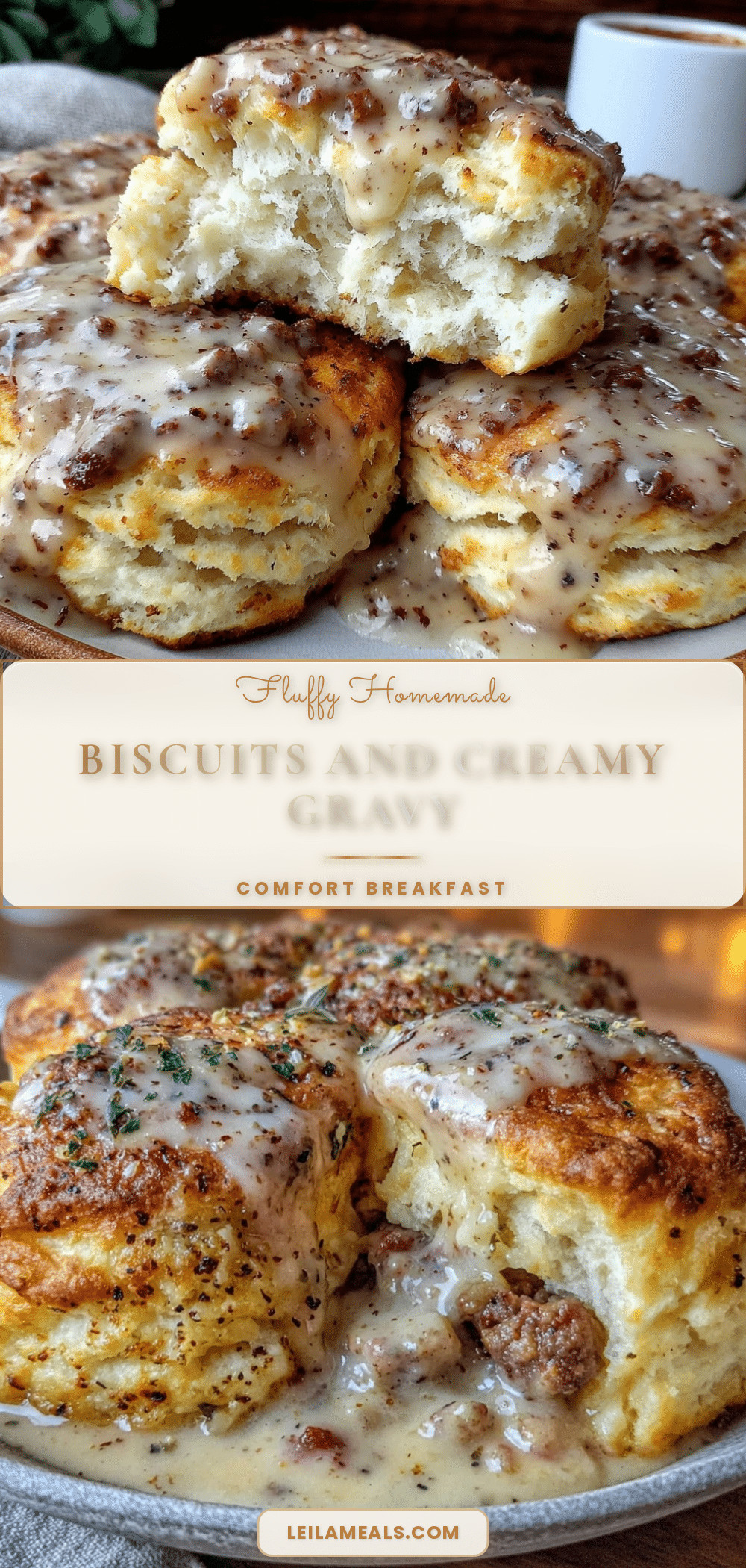 biscuits and gravy from scratch recipe