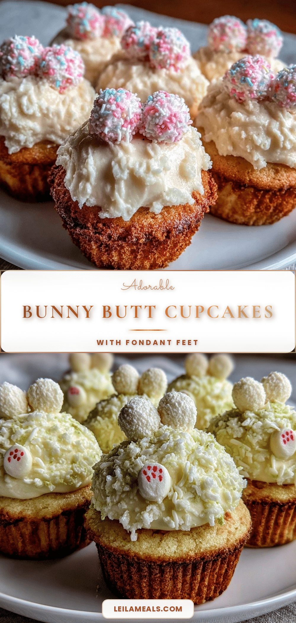bunny butt cupcakes recipe