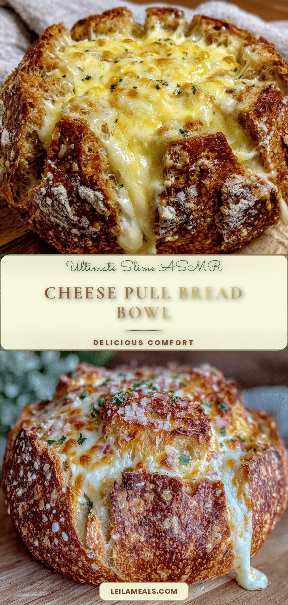 cheese pull bread bowl recipe