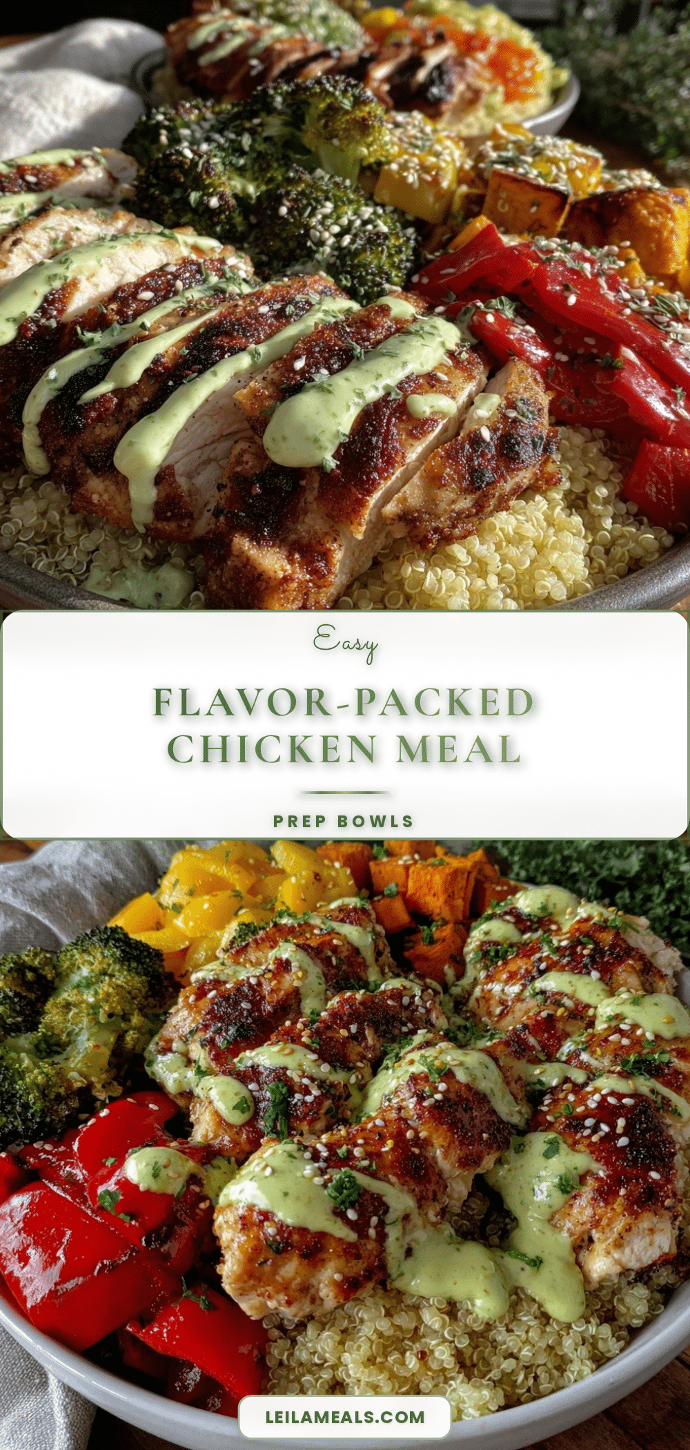 chicken meal prep bowls recipe