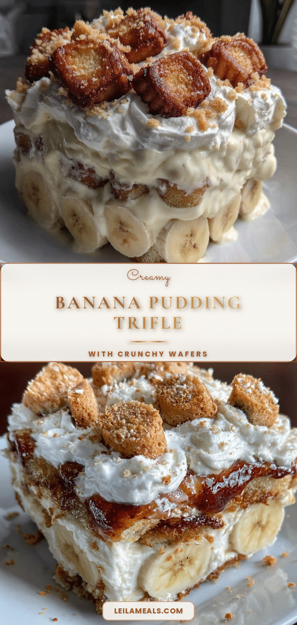 creamy banana pudding trifle recipe