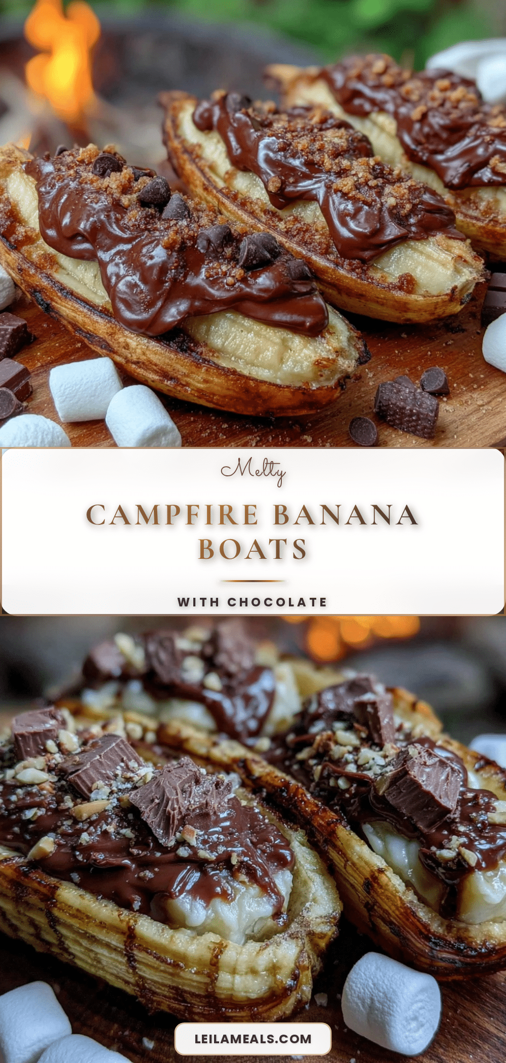 creamy campfire banana boats recipe