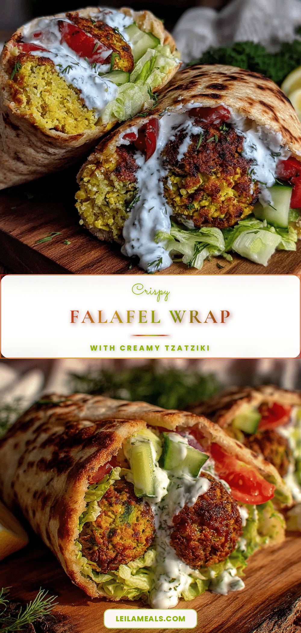 crispy falafel wrap recipe