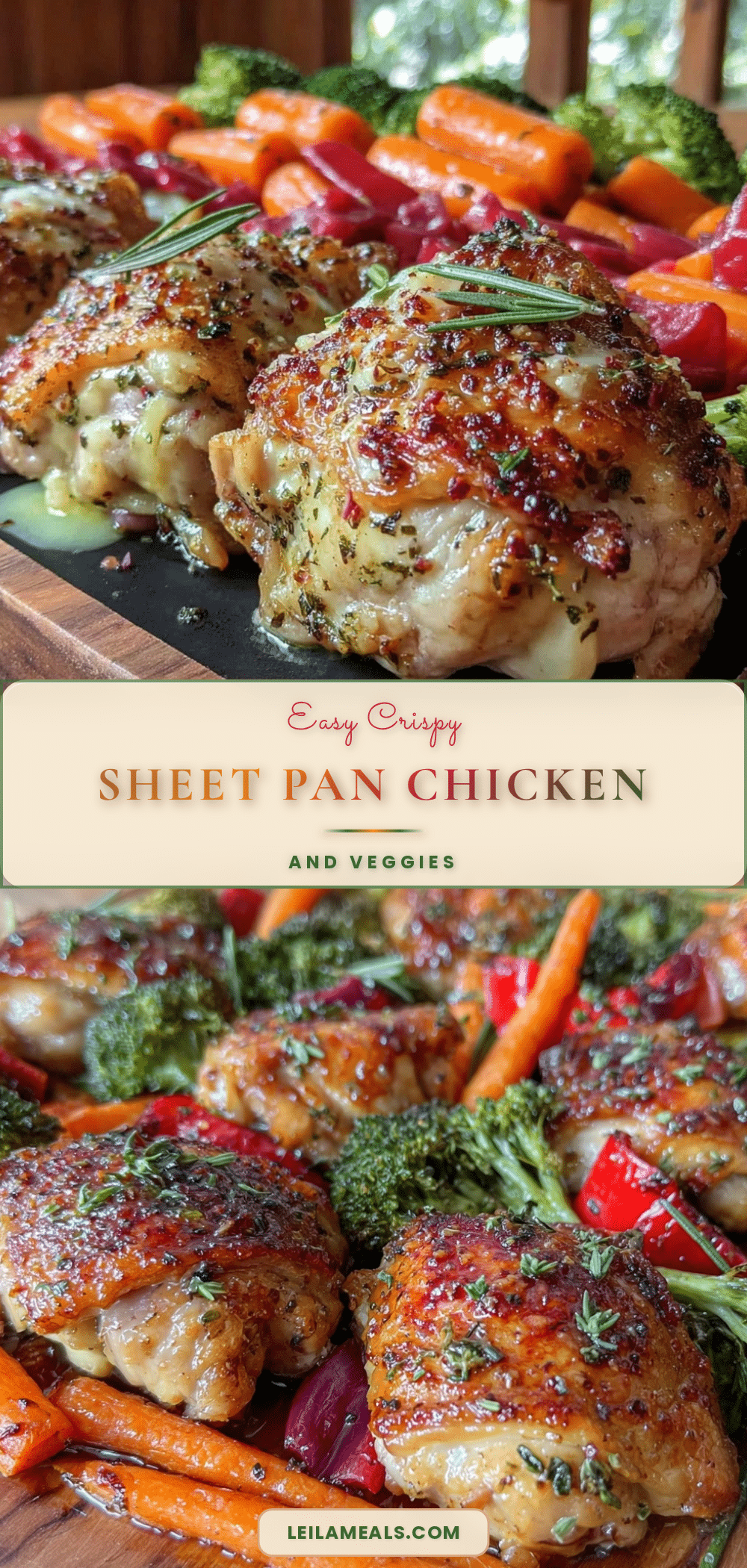 easy crispy sheet pan chicken recipe