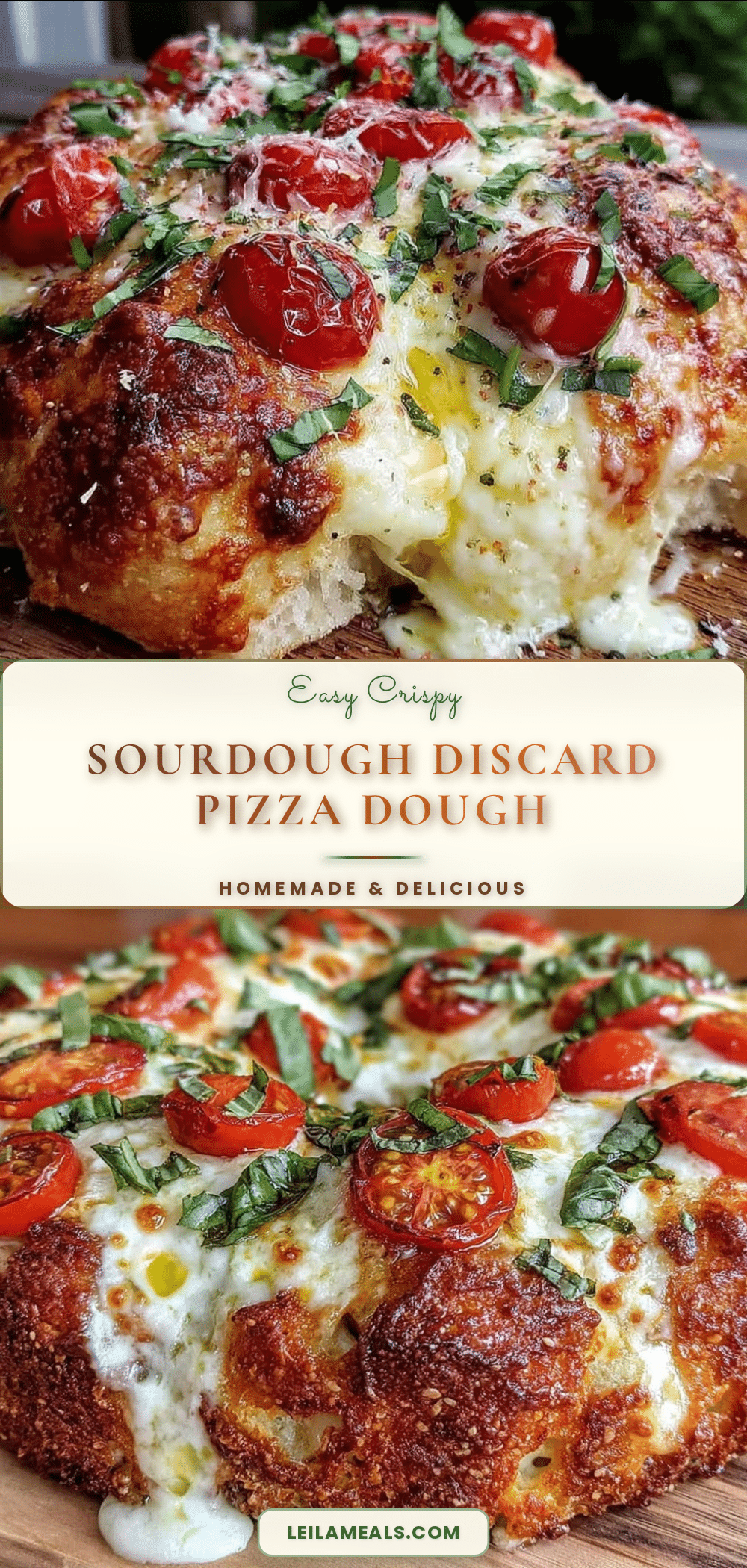 easy crispy sourdough discard pizza dough recipe