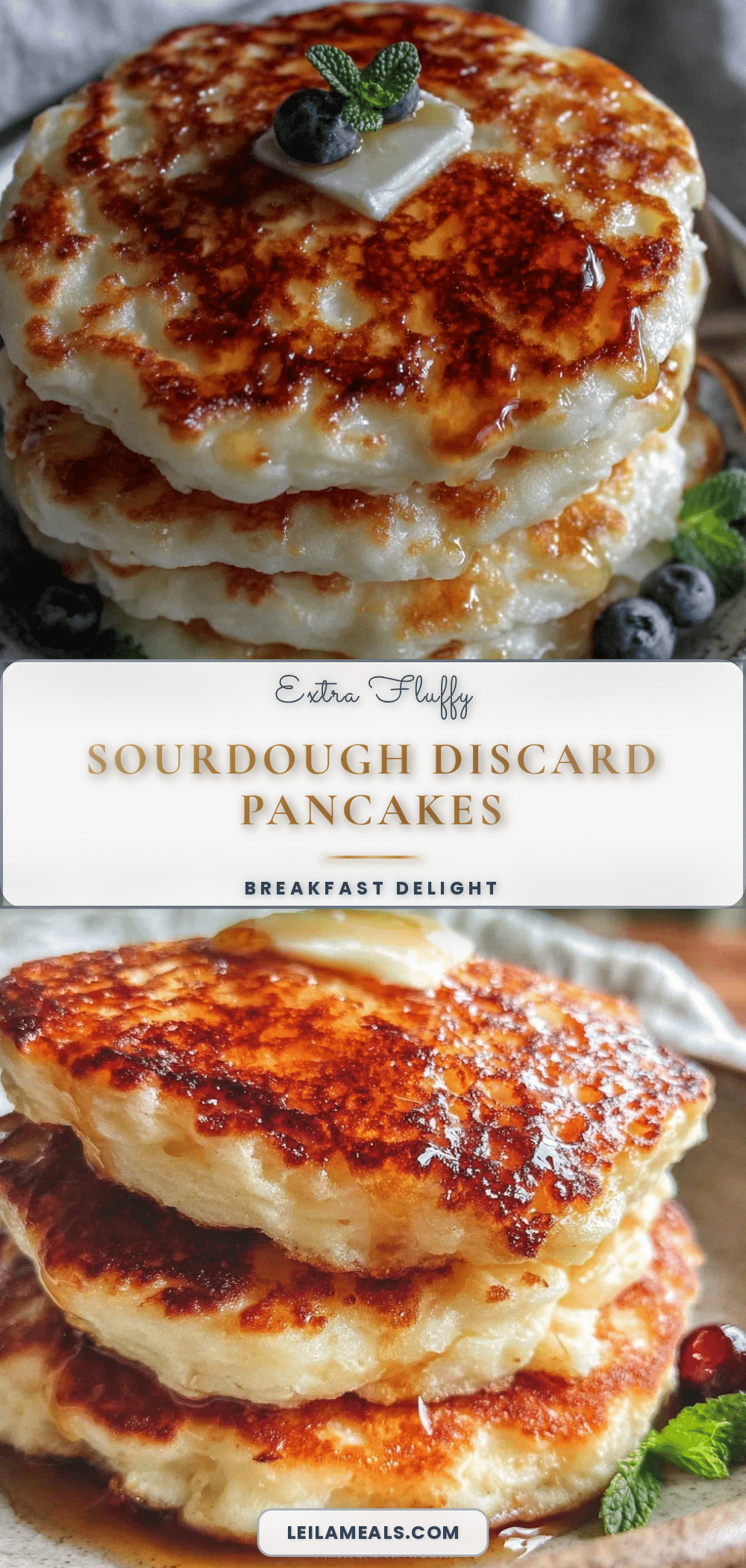 extra fluffy sourdough discard pancakes recipe