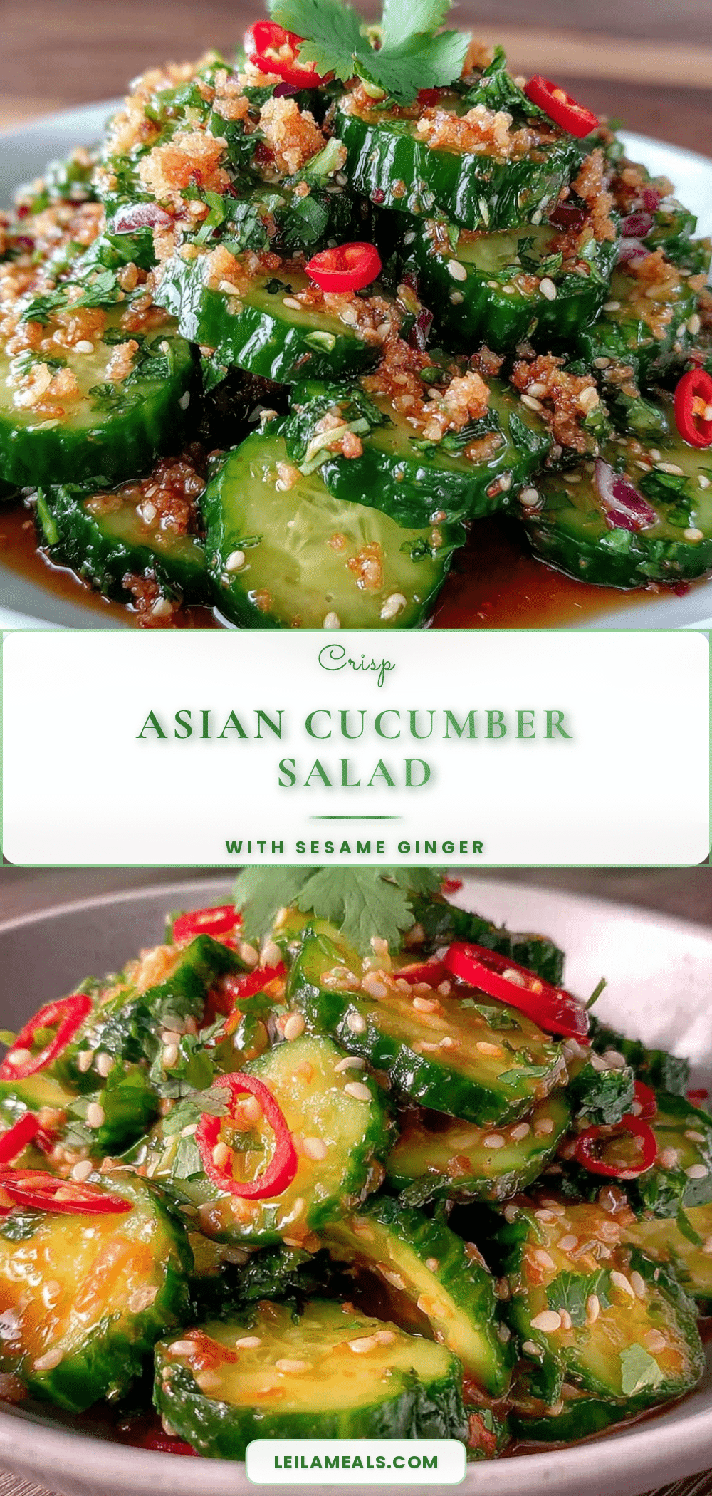 fresh asian cucumber salad recipe