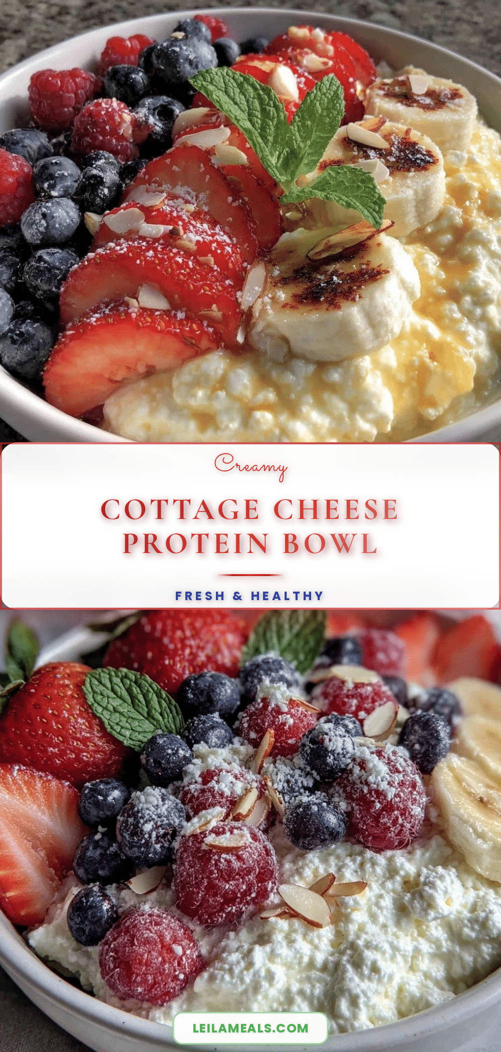 fresh cottage cheese protein bowl recipe