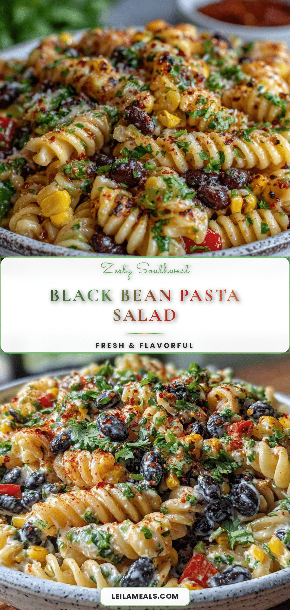 fresh southwest pasta salad recipe