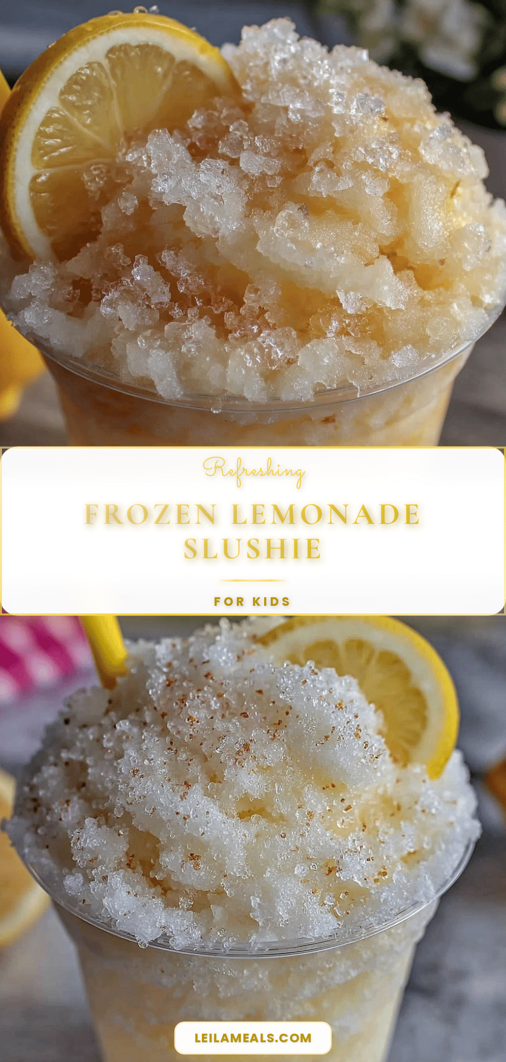 frozen lemonade slushie recipe