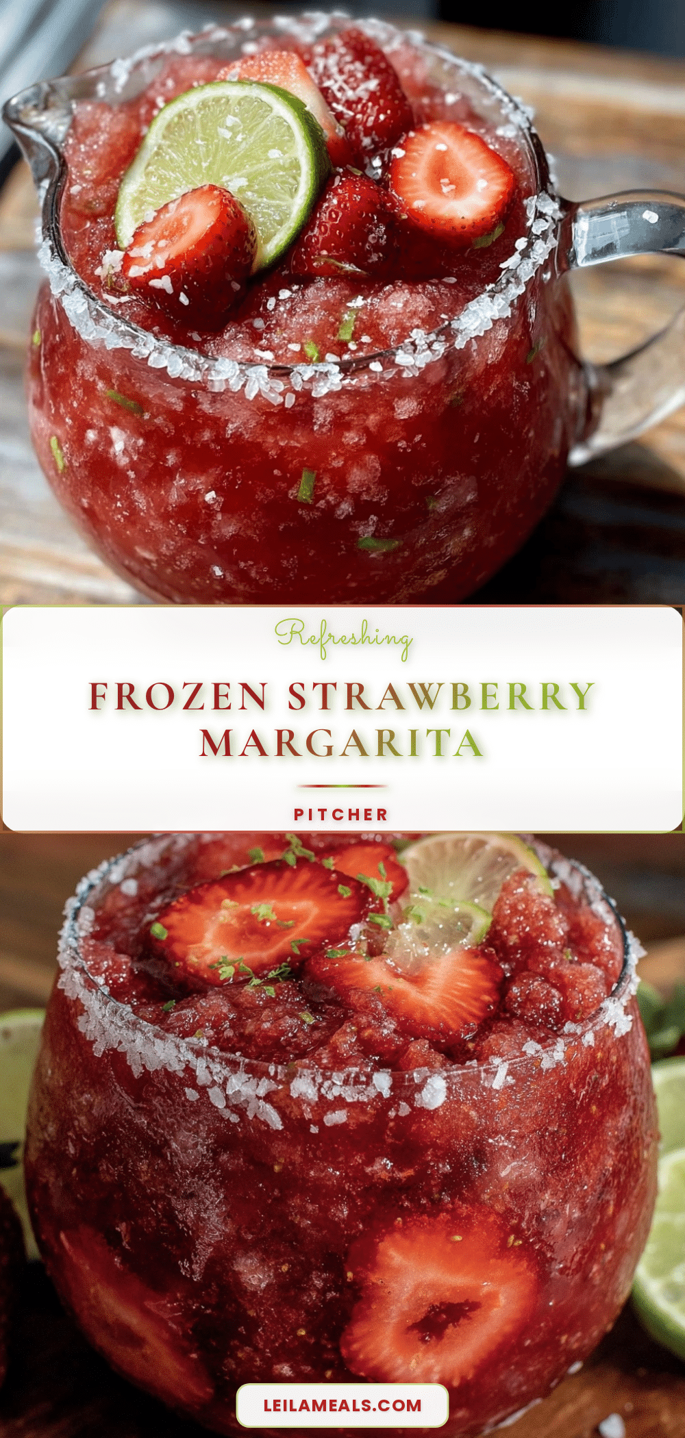 frozen strawberry margarita pitcher recipe recipe