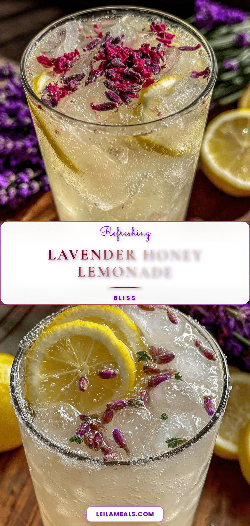 lavender lemonade with honey recipe