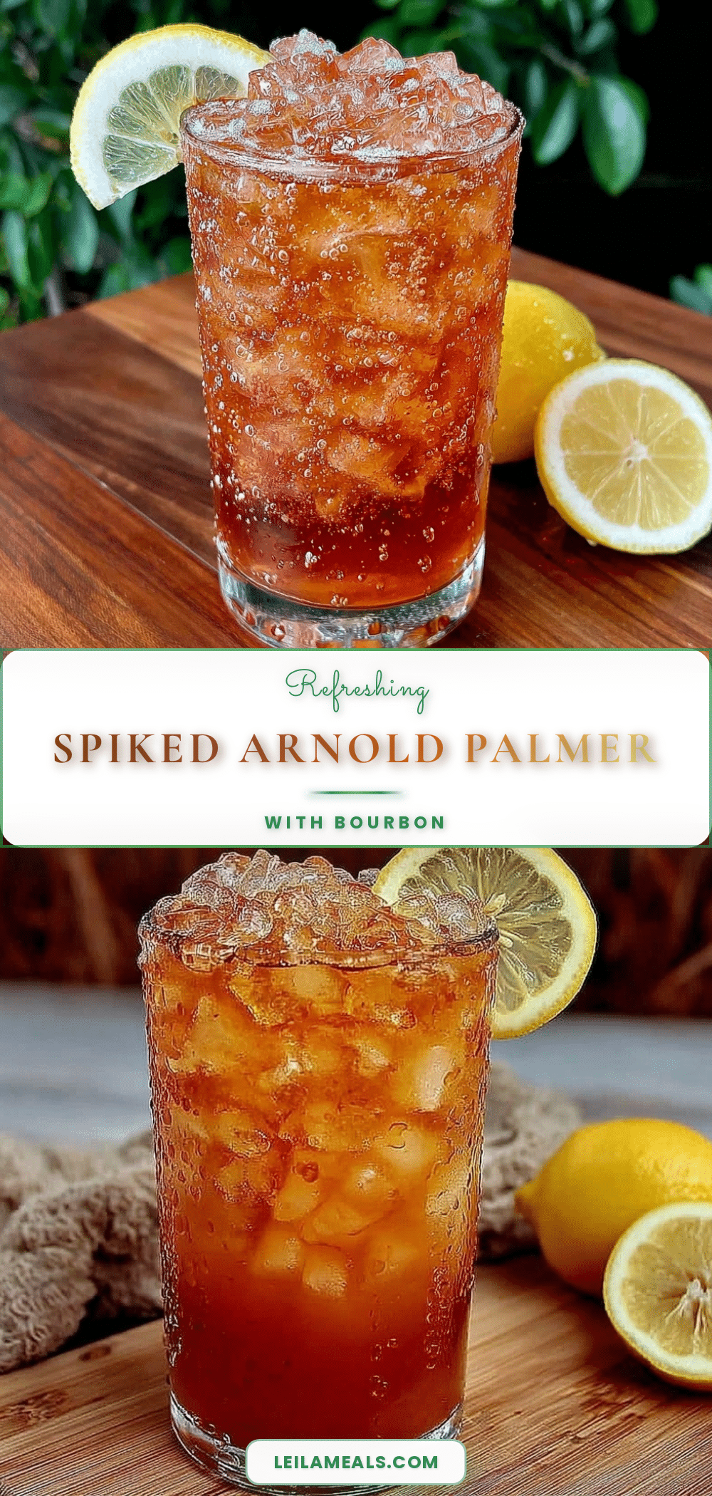 spiked arnold palmer bourbon cocktail recipe